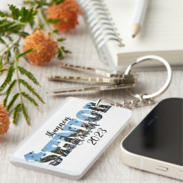 シニアパーソナライズされたクラス写真キーチェーン キーホルダー