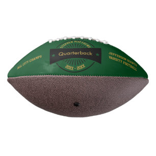 シニアフットボール賞の記念品ブラックバッジ アメリカンフットボール