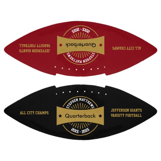 シニアフットボール賞の記念品 アメリカンフットボール (パネル)