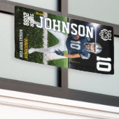 シニアフットボール ホームカミングゲーム オーダーメイドプレーヤー 横断幕 (ビルの外側)