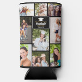 シニアフレンズフォトコラージュ2023卒業パーティー スリム缶クーラー (正面)