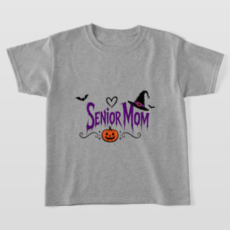 シニアママ、面白いハロウィンママ、スリリングなカボチャママ Tシャツ