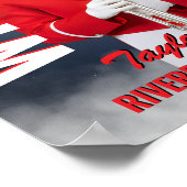 シニアマーチングバンドメンバーカスタムフォトスポーツ ポスター (角)