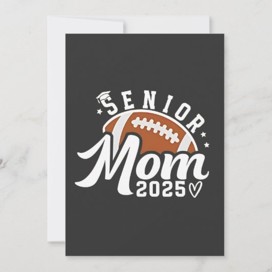 シニアマ誇りを持ったム2025年ファンタジーサッカー卒業 招待状 (正面)