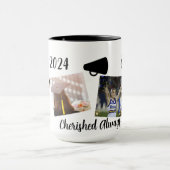 シニアメモリーズパーソナライズされたコラージュマグ マグカップ (中央)