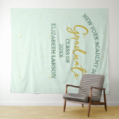 シニアモダンエレガント卒業背景 タペストリー (インサイチュ(横))