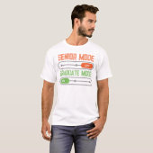 シニアモード：オフ – 卒業モード：オン Tシャツ (正面フル)