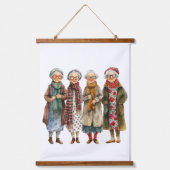 シニアモーメントウッドトップウォールタペストリー 吊り下げ型タペストリー (正面2)