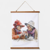 シニアモーメントウッドトップウォールタペストリー 吊り下げ型タペストリー (正面2)