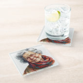 シニアモーメントガラスコースター ガラスコースター (アングル)