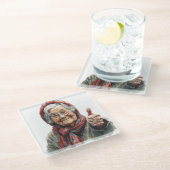 シニアモーメントガラスコースター ガラスコースター (アングル)