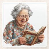 シニアモーメントガラスコースター ガラスコースター (正面)