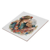 シニアモーメントマザーズデイ/任意の日セラミックタイル タイル (側面)