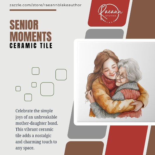 シニアモーメントマザーズデイ/任意の日セラミックタイル タイル