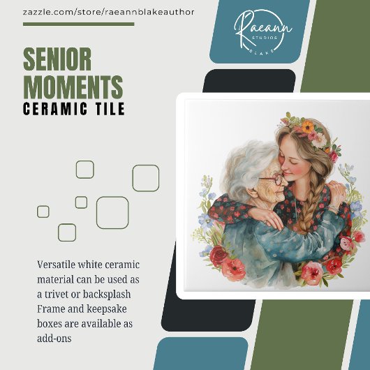 シニアモーメントマザーズデイ/任意の日セラミックタイル タイル