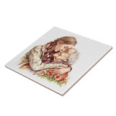 シニアモーメントマザーズデイ/任意の日セラミックタイル タイル (側面)