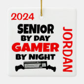 シニアラブズ遊のビデオゲーム セラミックオーナメント (裏面)