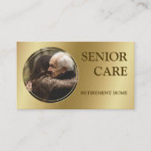 シニアリタ気にイメントホーム高齢者サービス黄金 名刺 (正面)