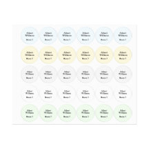 シニア住宅気にホーム服名ラベル