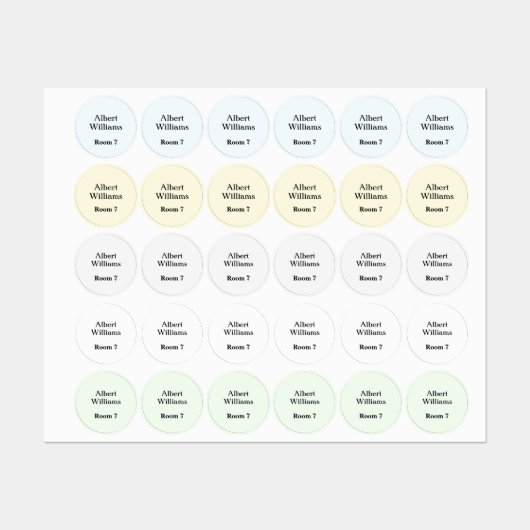 シニア住宅気にホーム服名ラベル ラベル (シート)