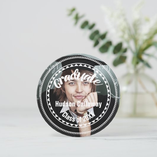 シニア写真クラスの卒業パーティー 招待状 (スタンド正面)