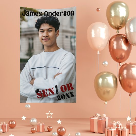 シニア写真卒業カスタム 横断幕
