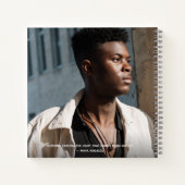 シニア写真卒業パーティーゲストブック ノートブック (裏面)