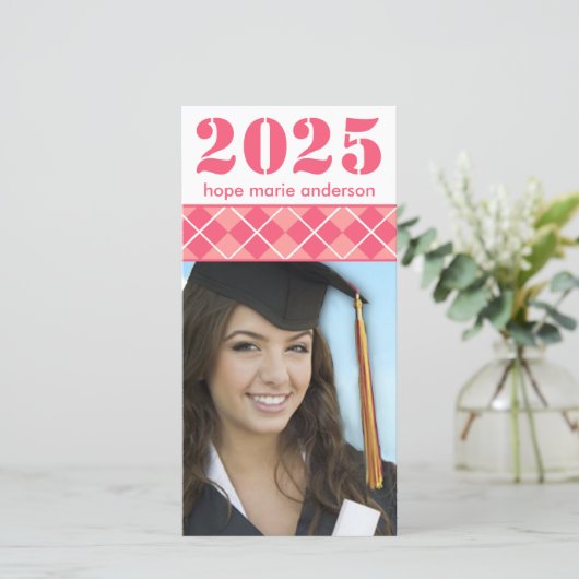 シニア写真- 2010年卒業フォトカード 案内状 (スタンド正面)