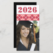 シニア写真- 2010年卒業フォトカード 案内状 (正面/裏面)