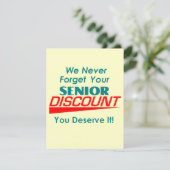 シニア割引招待状 招待状 (スタンド正面)