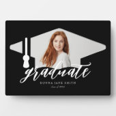 シニア卒業写真の卒業生 フォトプラーク (正面)