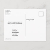 シニア卒業写真をありがとう 案内ポストカード (裏面)