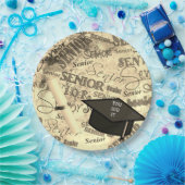 シニア卒業紙プレート ペーパープレート (パーティー)