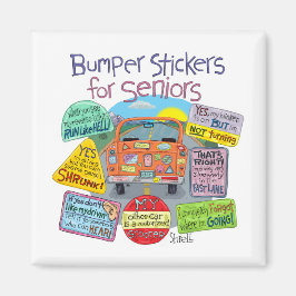 シニア向けバンパーステッカー マグネット