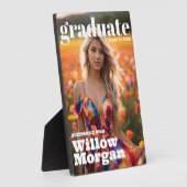 シニア大学院フォトマガジンカバー記念 フォトプラーク (側面)