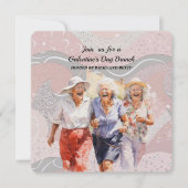 シニア女性のためのガレンティンの日のブランチ シーズンカード (正面)