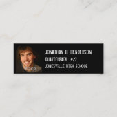 シニア手頃写真 スキニー名刺 (正面)