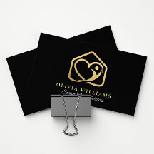 シニア気にサービス介護者ブラック&金ゴールド