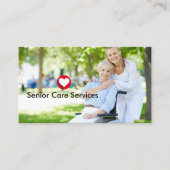 シニア気にサービス 名刺 (正面)