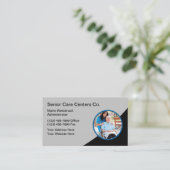 シニア気に医療ナース 名刺 (スタンド正面)