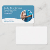 シニア登気に録ナースホームのヘルス 名刺 (正面/裏面)