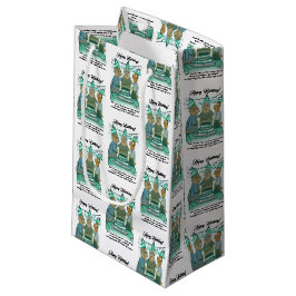 シニア誕生日スモール抱き枕 スモールペーパーバッグ