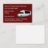 シニア輸送タクシー大文字 名刺 (正面/裏面)