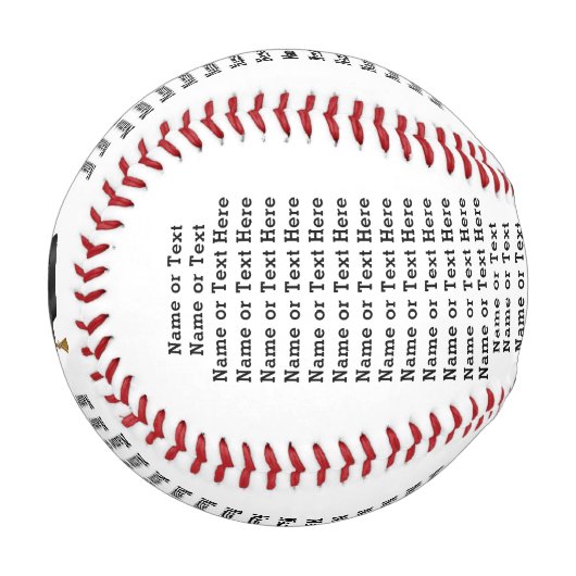 シニア野球ギフト、野球パーソナライズされたボールギフト 野球ボール (正面左)