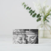 シニア高齢者向け気にビジネスカード 予約カード (スタンド正面)