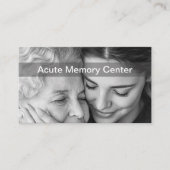 シニア高齢者向け気にビジネスカード 予約カード (正面)