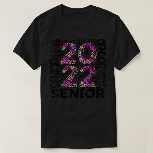 シニア2022卒業パーティクラス2022絞り染め Tシャツ (デザイン正面)