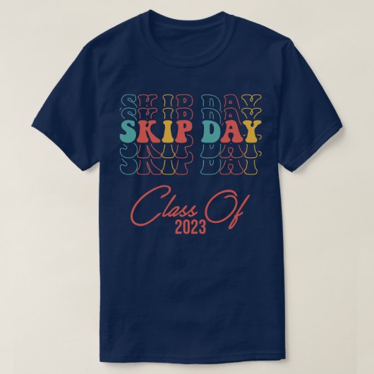 シニア2023スキップ日2023 Tシャツ (デザイン正面)
