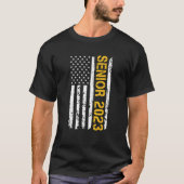 シニア2023 American Flag USA卒業クラス Tシャツ (正面)