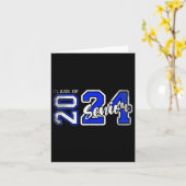 シニア2024クラス2024年卒業2024 カード (黄色い花)